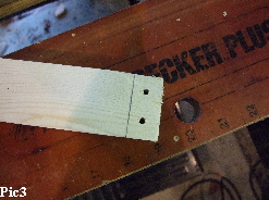 Pilot holes for joints
