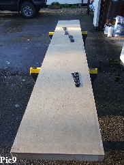 Baseboards ready for track